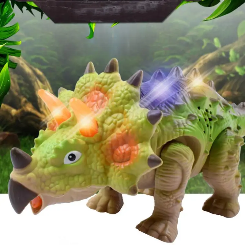 1 шт. электрические игрушки для детей электронные динозавры крутые животные игрушки мигающие ходячие прекрасные электронные игрушки для подарка на день рождения