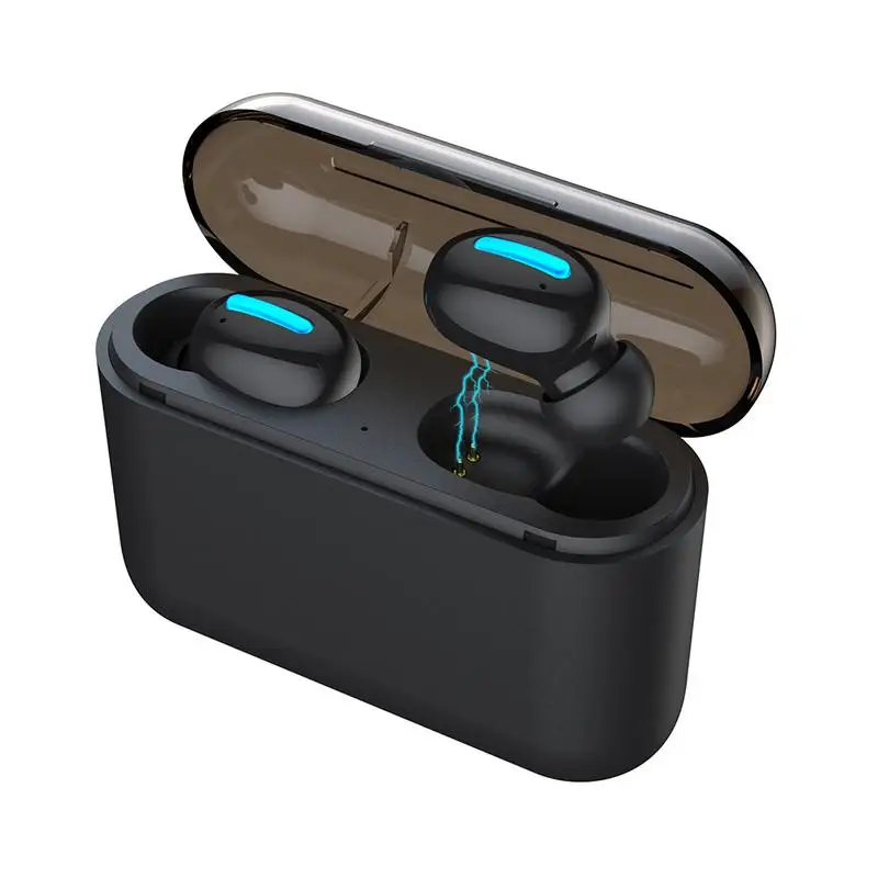

Q32S-TWS True Wireless Bluetooth V5.0 Headset U-type Earphones Mini In-ear Stereo Earbuds With Charging Case