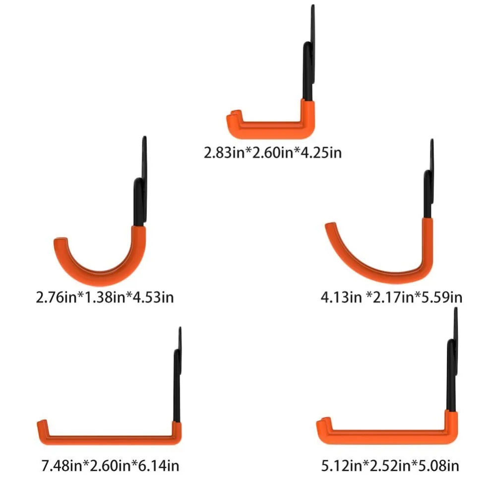 5 шт. многоцелевой сад ванная комната крючки для органайзера гаражные инструменты для хранения винтовая кухня вешалка крюк сверхмощный с крючком для монтажа на стене