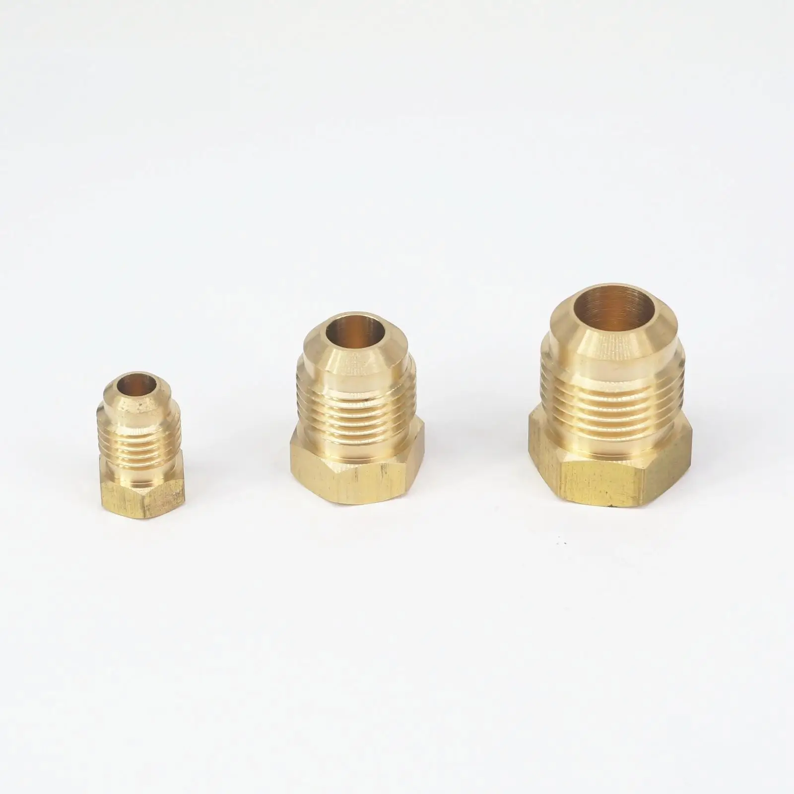 Подходящая трубка OD 1/4 &quot3/8&quot 1/2 &quotТорцевая вилка из латуни SAE 45 градусов