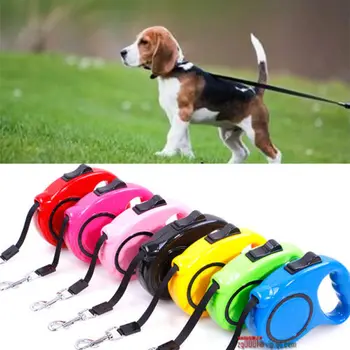 

3M 5M Pet Dog Automatic Retractable Traction Rope Walking Lead Leash Heavy Duty Lifeline