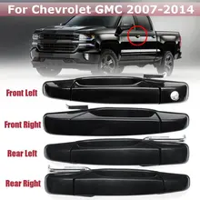 Front Rear ABS font b Exterior b font Door Handle Outside Door Handle For Chevrolet Silverado