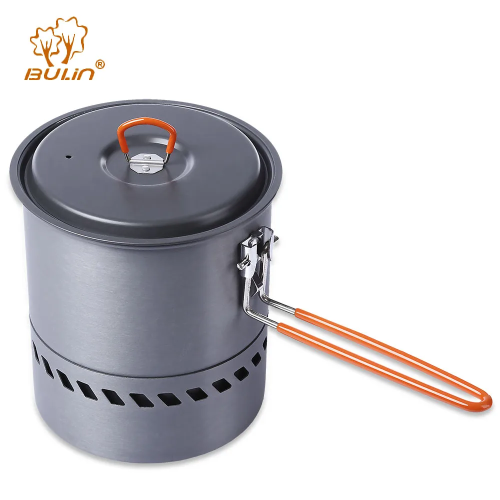 

BULin Aluminum Pot Tableware Pot Pan Lightweight Hiking Picnic Backpacking Tableware Camping Pot Pan Outdoor Quick Multitool
