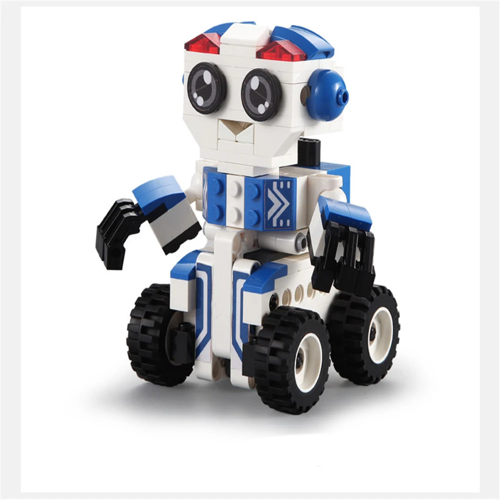 

Cada Double E 201pcs Deformable Pullback Robot 2 In 1 Building Blocks Bricks Compatible Technic Series Intelligent Robot C52018W