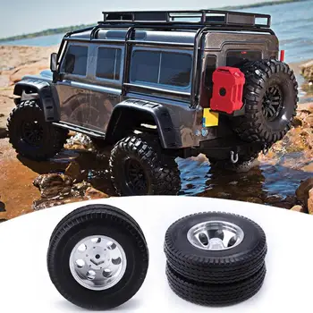 

RC Vehicle Toys Aluminum Front/Rear Truck Wheel Tire For 1/14 Tamiya Traxxas Trailer Front Rear Truck Wheel Installation