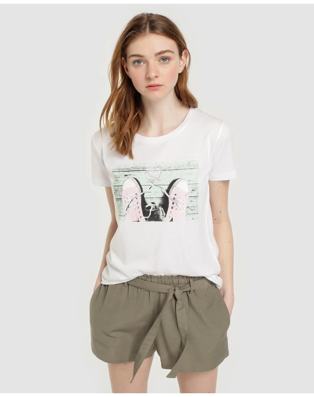 mujer Coast cinturilla elástica cinturón lazada|Pantalones cortos| - AliExpress