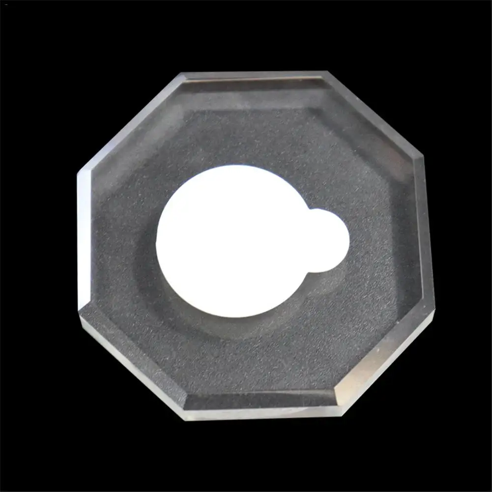 Makeup Tool Crystal Glass Gasket Glue Pad For Eyelash Extension Glue Holder Eyelashes Adhesive Pallet Paste Glue Pads