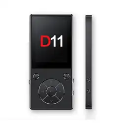 2019 Лидер продаж D11 Портативный Mp3 плеер 8G Bluetooth FM Электронная музыка играет MP3 плеер с бесплатной наушники Поддержка до 128 GB SD
