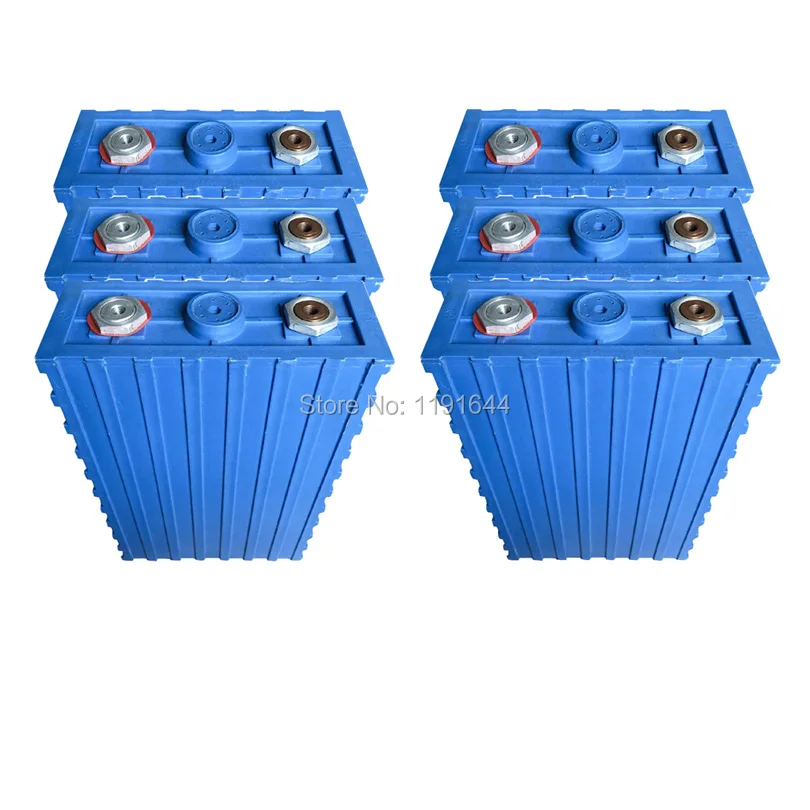 

8PCS/LOT 3.2V LiFePO4 200Ah Long Lifecycle Cell For Solar Energy Storage and Small EV or Golf Carts