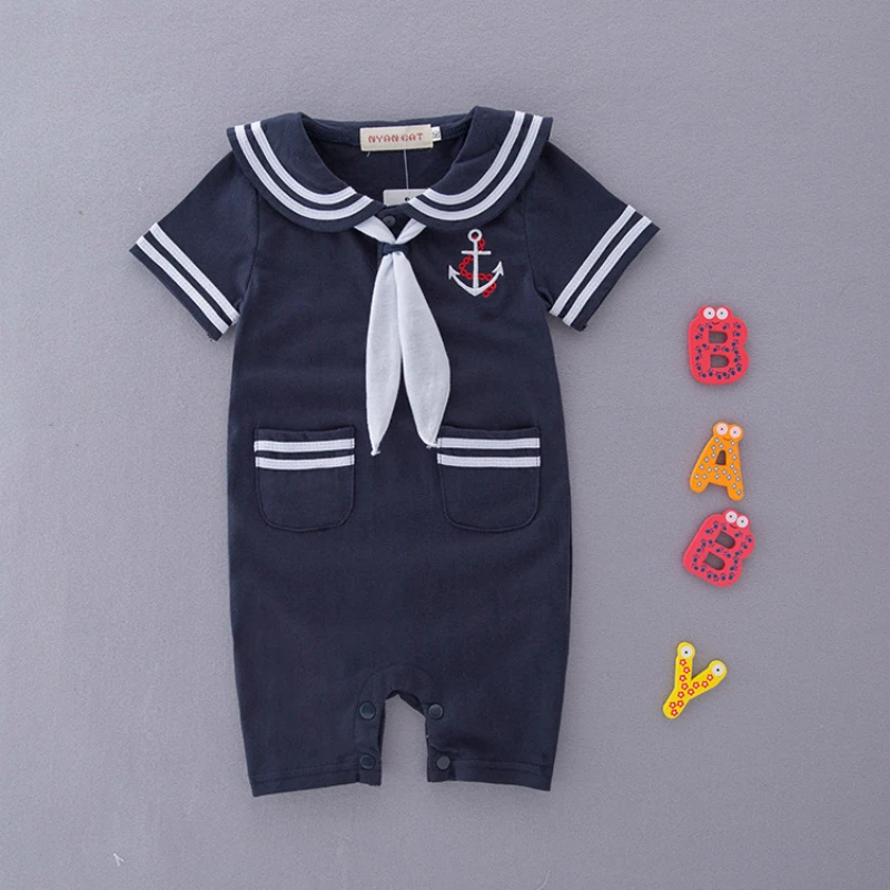 سروال قصير صيفي للأطفال للطفل الفتيان بحار دعوى البحرية نمط مريحة الطفل ملابس طفل الملابس تنفس العام دعوى للأولاد