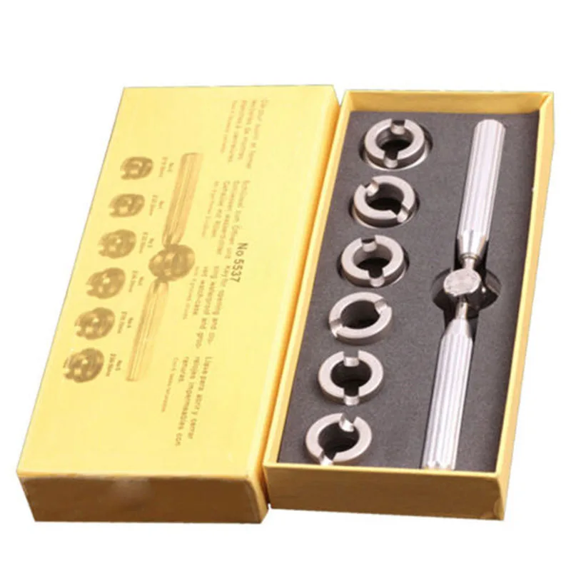

Pro Back Case Opener Cover Remover For Rolex & Tudor Watch Repair Tool Kit Metal