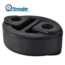 ESPEEDER черный 2 отверстия глушитель вешалки кронштейн выхлопное кольцо вешалка кронштейн держатель OEM 17565-63020 Резина