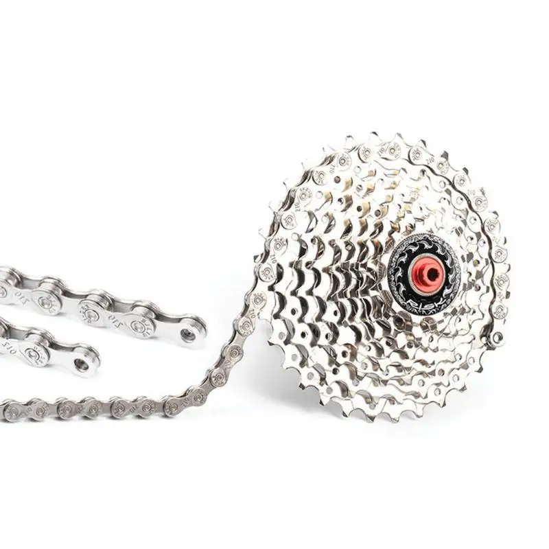 

Anti-rust Silver Electroplated 116 Links 6-7-8/9/10 Speed MTB Mountain Road Bike Chain Bicycle Parts