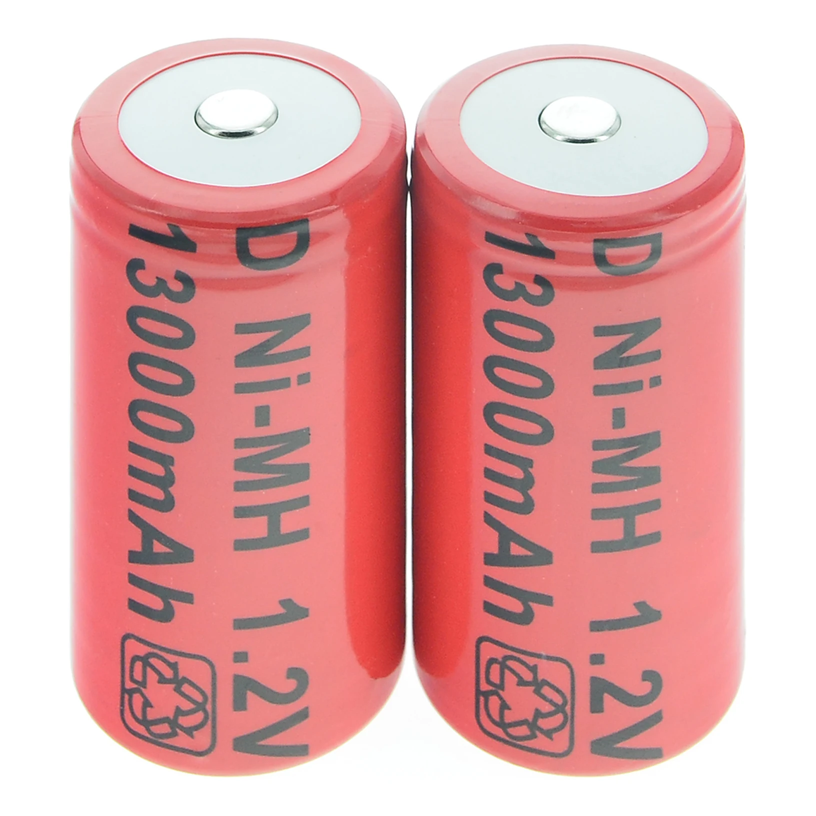 2 pcs D size 13000mAh 1.2V Volt Ni MH Rechargeable Battery Cell LR20 US