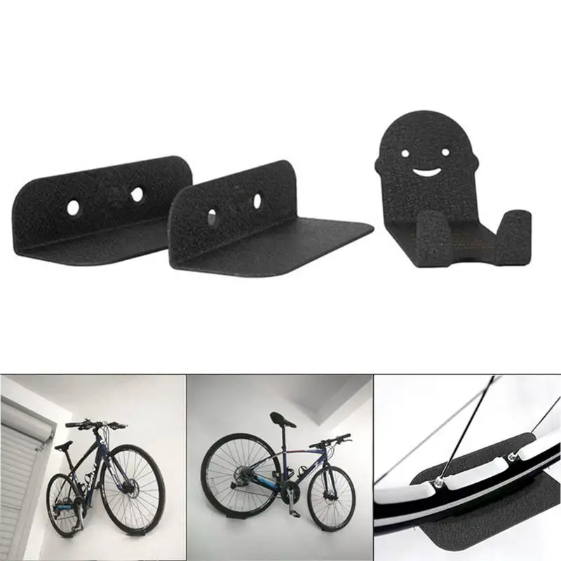 

Mountain Bike Bicycle Storage Wall Mounted Rack Holders Stands High Carbon Steel Heavy Duty Bike Hanger Holds Up to 100KG
