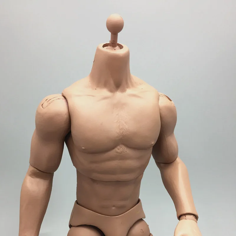 Коллекция игрушек 1/6 мужской общий цвет кожи мышечная полуфигурка для 12 дюймов DIY