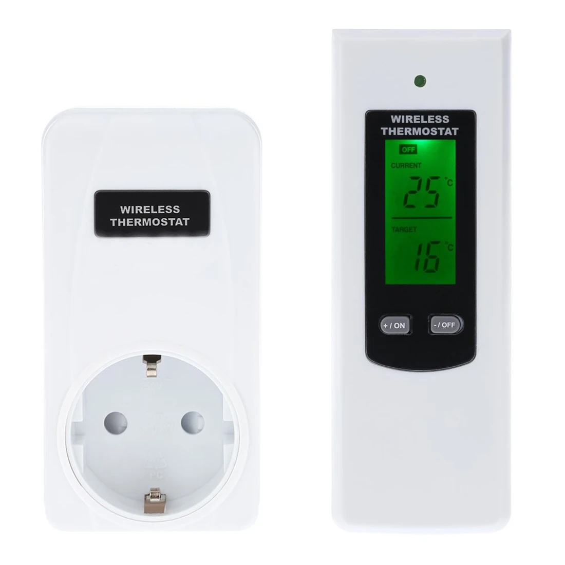 Автоматический термостат беспроводной термостат EU/US/UK штекер регулятор температуры розетка ЖК-дисплей терморегулятор