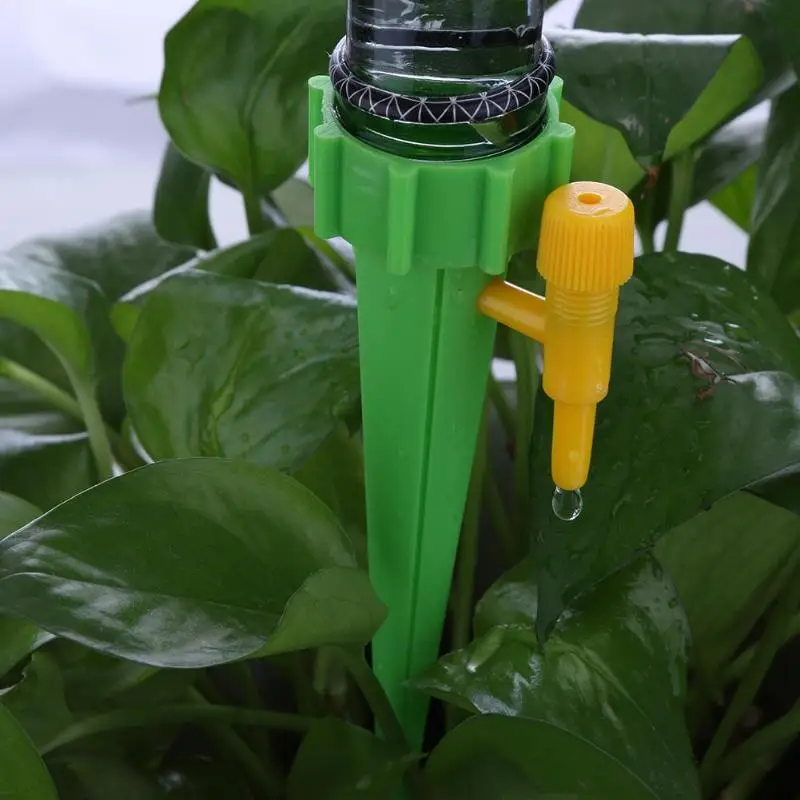 1/6/12pcs Automatic Drip Houseplant Spikes For Gardening Plant Potted Energy Saving Watering Irrigation Tool Kits System 