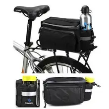 Сумка для велосипеда, практичная сумка для велосипеда на заднюю стойку, многофункциональная сумка для седла и хвоста, черная сумка для верховой езды