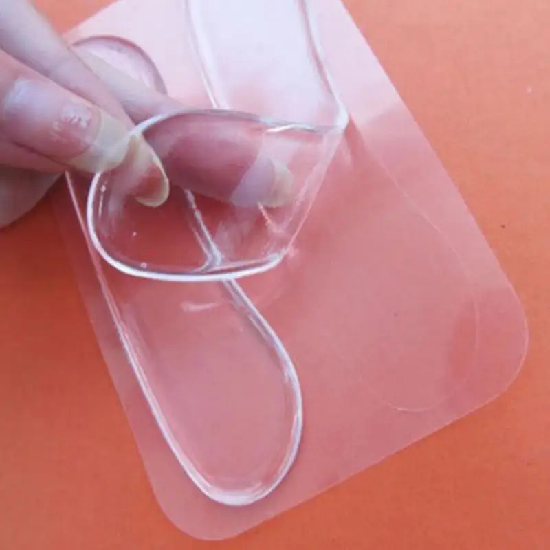 

3 Pairs Soft Silicone Insoles for Shoes Anti-wear Heel Protector Heel Pad Cushions Heels Stickers Shoes Accessories #3