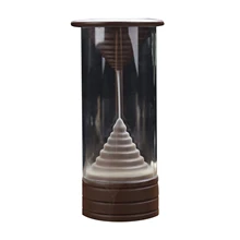 CNIM Горячая керамика время песочные часы обратного потока ладан держатель ладан горелка лобовое стекло Крышка для домашнего стола Декор