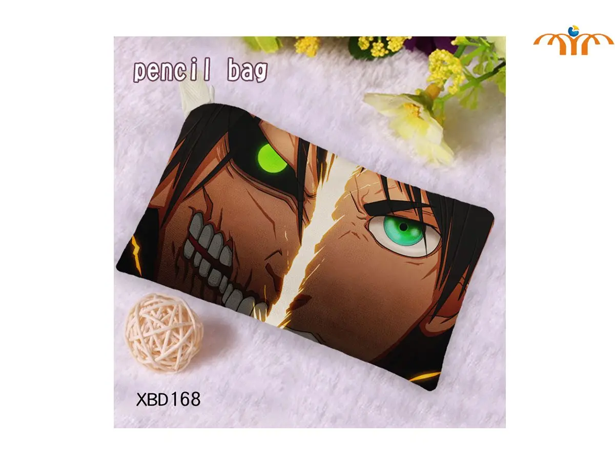 

Giancomics Shingeki no Kyojin / Attack on Titan Anime Oxford Cloth Pencil Bag Diversiform Pattern Fashion Student Pocket Holder