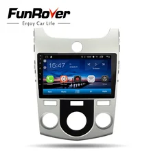 Funrover 2 din android 8.0 Car Multimedia player Per Kia forte Cerato 2008 2009 2010 2011 2012 auto radio dvd di navigazione di gps wifi