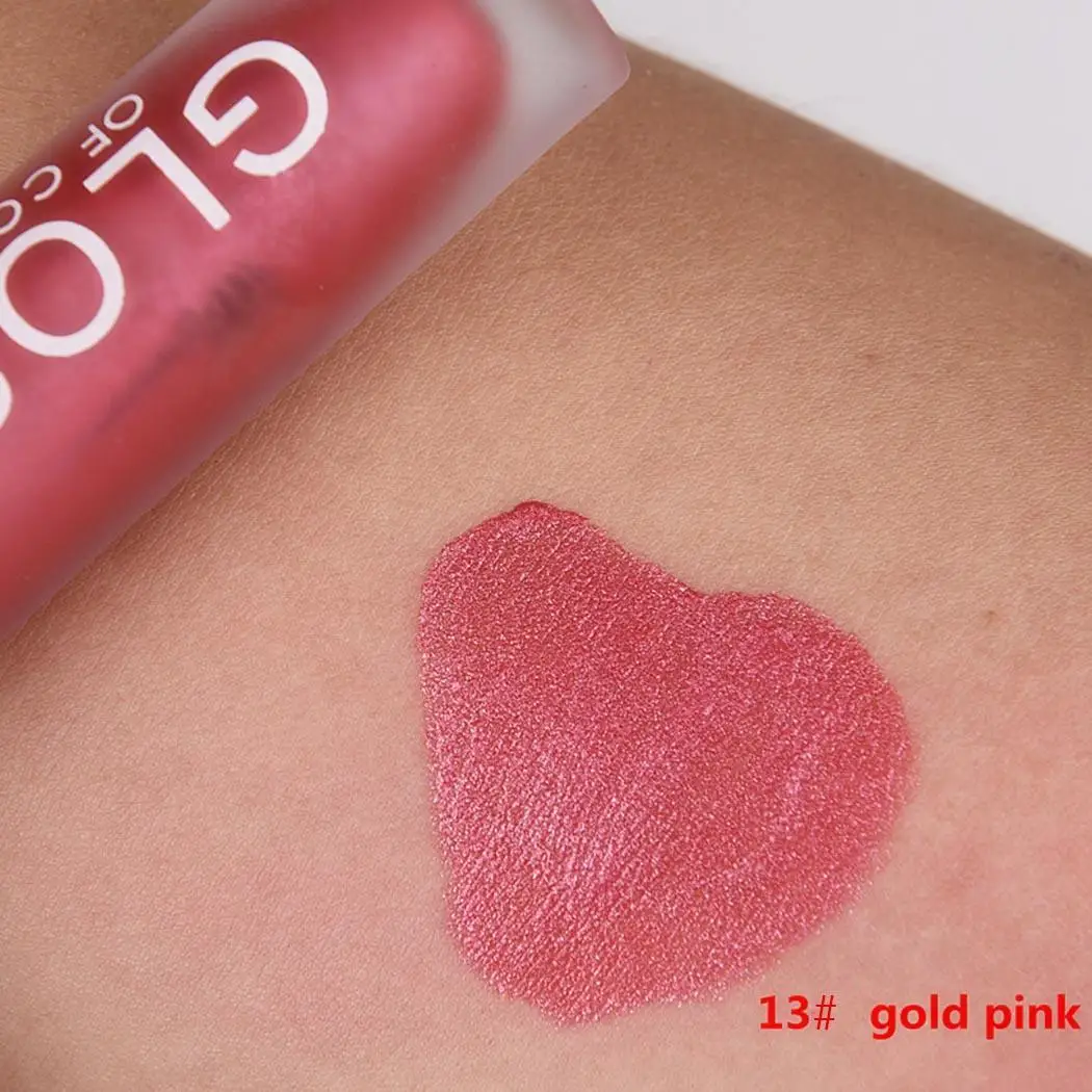 New Makeup Cosmetic Matte Long Lasting Waterproof Soft Lip Liquid Lipstick Color 1-Color 15 Gloss | Красота и здоровье