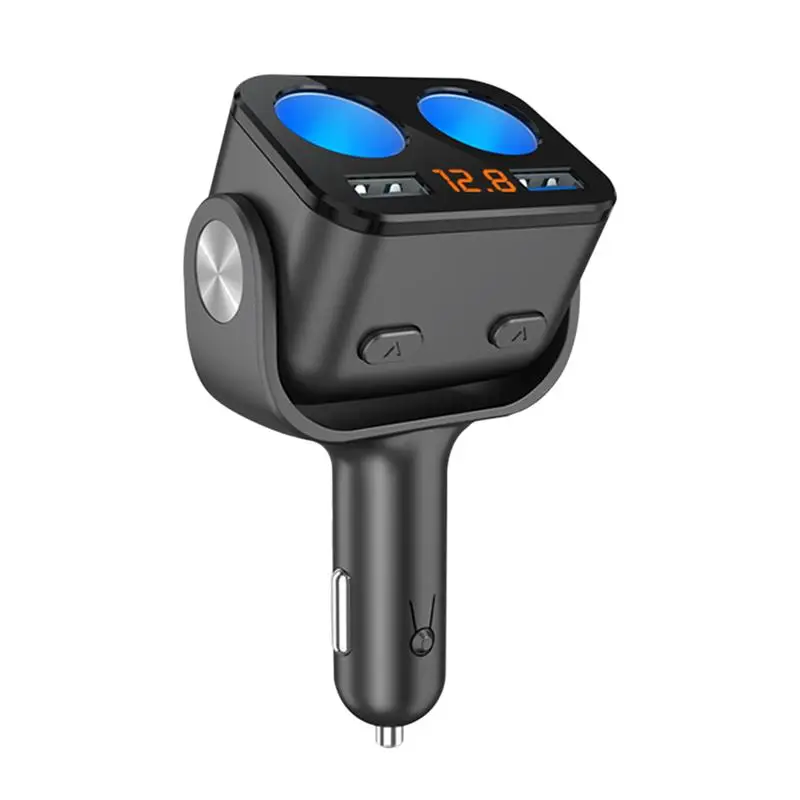 Розетка для автомобильного прикуривателя Разветвитель зарядное устройство USB