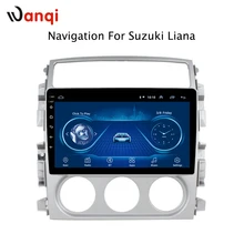 Android 8,1 pantalla táctil completa 2.5D 9 pulgadas para Suzuki LIANA 2006, 2007, 2008, 2009, 2010, 2011, 2012, 2013 radio gps de navegación