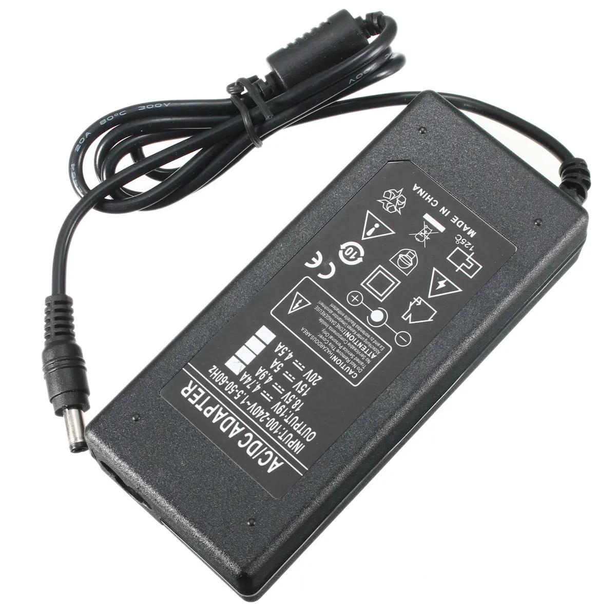 AC / DC Power Adapter Charger Adapter Charger for ASUS A8 F8 X81 19V Black
