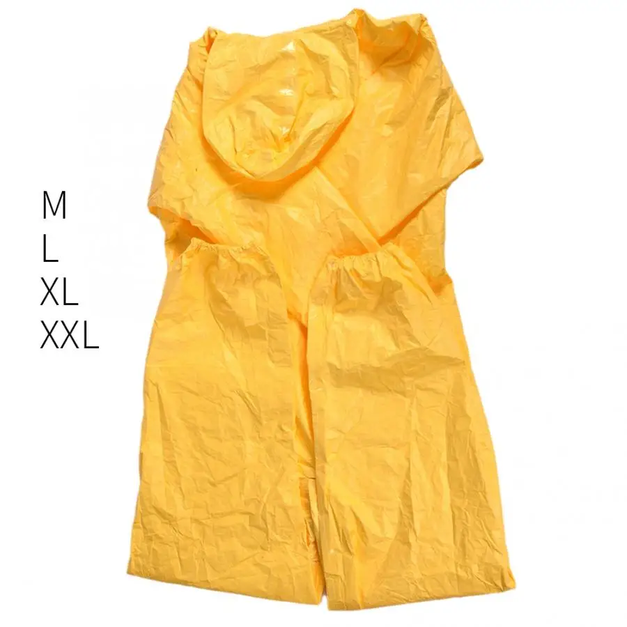 

Class C Anti-corrosion Hooded Protective Coverall Suit Chemical Liquid Protection Clothing on sale
