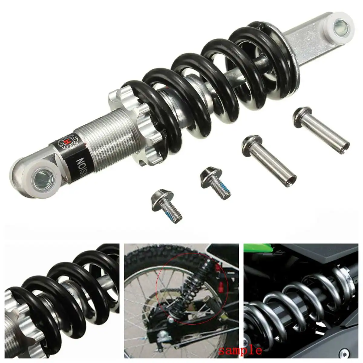 1 шт. Minimoto 200 мм 200lb мотоциклетный квадроцикл задняя подвеска амортизатор