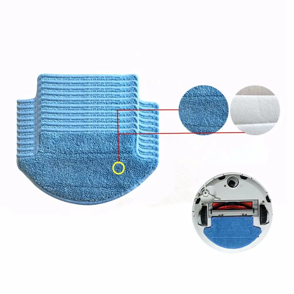 

15pcs/lot Original thickness for Xiaomi Mi Robot Vacuum Cleaner mop Cloths Parts kit ( mop Cloths x5 + magic paste x10)