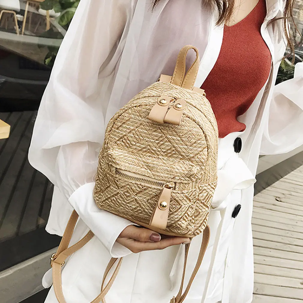 

Women Leather Satchel Travel School Backpack Girls Rucksack Shoulder Bag