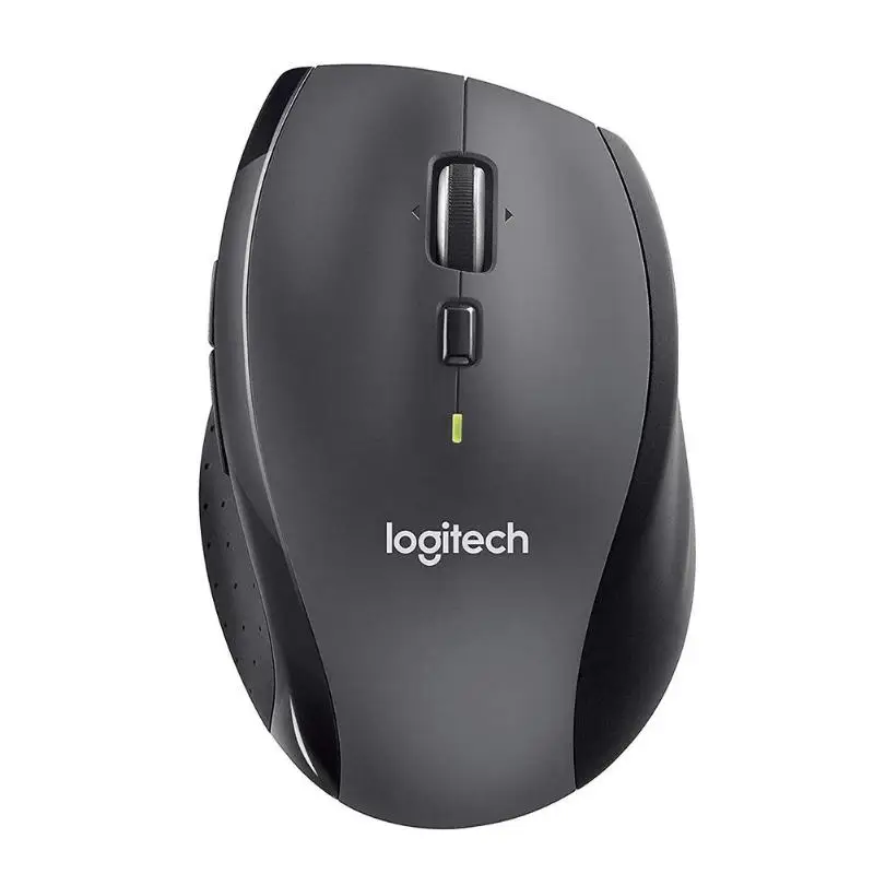 Tanie Logitech M705 2.4 GHz Wireless Mouse 3 roku życia baterii USB odbiornik myszy 1000fpi 8 przyciski mysz komputerowa szary
