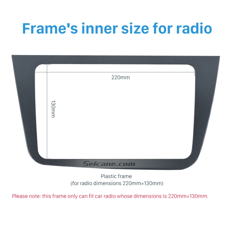 Seicane Двойной Дин автомобиля радио фасции для сиденья ALTEA правый руль автомобиля 2Din стерео рамка тире крепление отделка для монтажной панели наборы