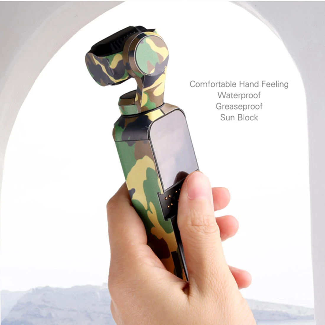 

Waterproof Sticker Gimbal Camera Decal Protection Film Sticker for DJI OSMO Pocket Brown Blue Army Green Jungle Camouflage Style