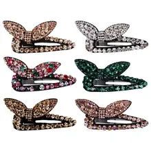 1 шт. зажим для волос с бантиком прелестные декоративные с накладными заячьими ушами аксессуары-заколки для волос для женщин и девушек; Для женщин