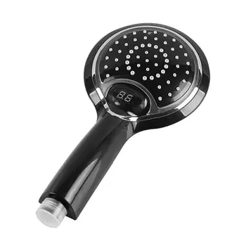 

Handheld Bathroom 3 Color Digital Temperature Display Shower Spray Head Shower Sprinkler