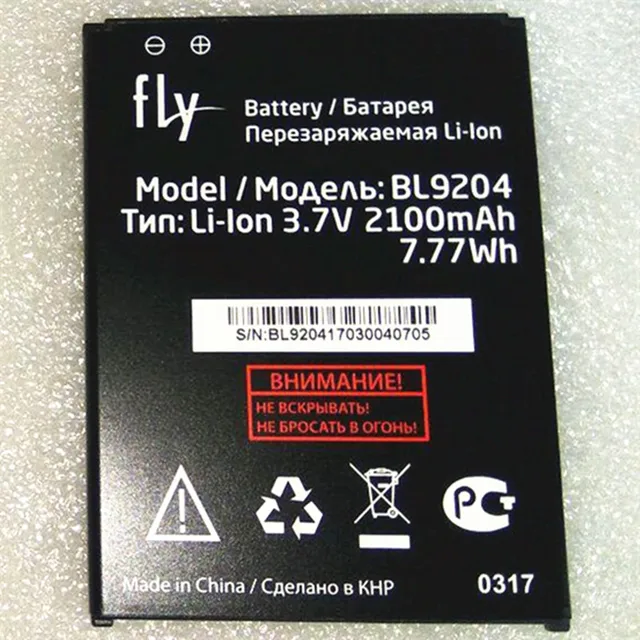 Fly s286 аккумулятор