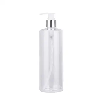 

2pcs Transparent Simple Storage Plastic Bottle Empty Bottle Simple Container for Foam Hand Washing Shampoo Emulsion