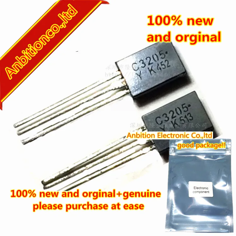 

10pcs 100% new original KTC3205-Y C3205 Y TO-92L MOS NPN Silicon General Purpose Transistor in stock