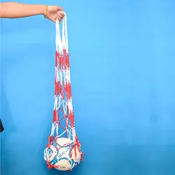 Нейлоновая сумка-сетка большой Ёмкость Мяч Нести сетки держатель для мяча для волейбола баскетбола Футбол футбол