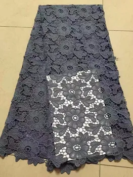 

African Lace Fabric African Guipure Cord Lace High Quality Embroidery Water Soluble Nigeria Lace Fabric For Wedding