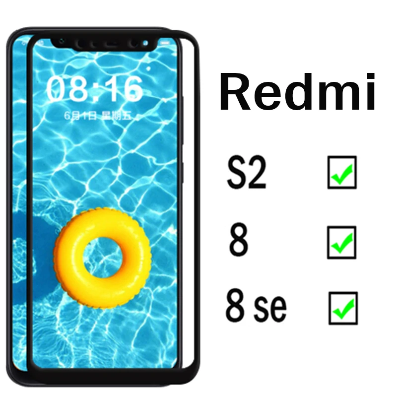 Закаленное стекло для Xiaomi Mi 8 Redmi S2 Remi 2s S 2 Xiao mi защитное защитная пленка
