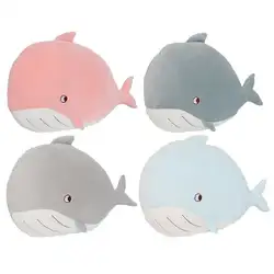 45 см милые Мультяшные киты плюшевые мягкие игрушки подушки для животных Детская кукла подарки на день рождения мягкие игрушки для животных