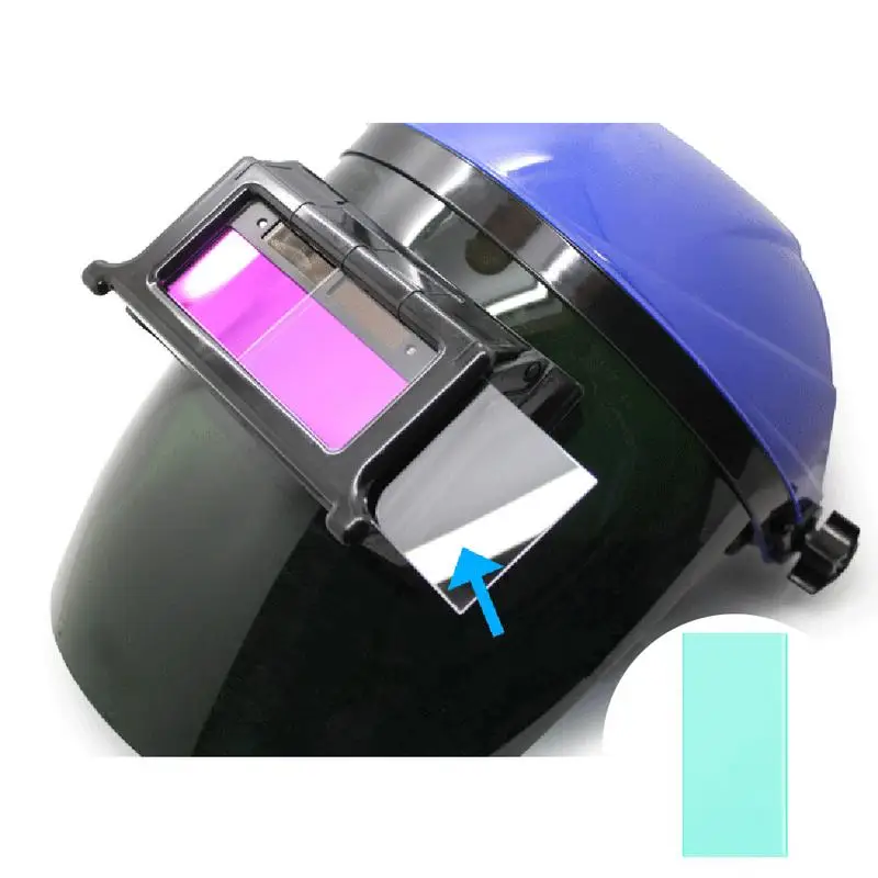 

10Pcs/Bag Rectangular Right Angle Solar Energy Automatic Welding Cap Mirror Group Lens Protection PC Protective Film