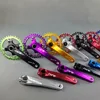 MTB Crankset Bicycle Hollow One Crank Crank  Aluminum Alloy Sprocket Mountain Cycling Fluted Disc MTB Bike Parts Crankets ► Photo 1/5