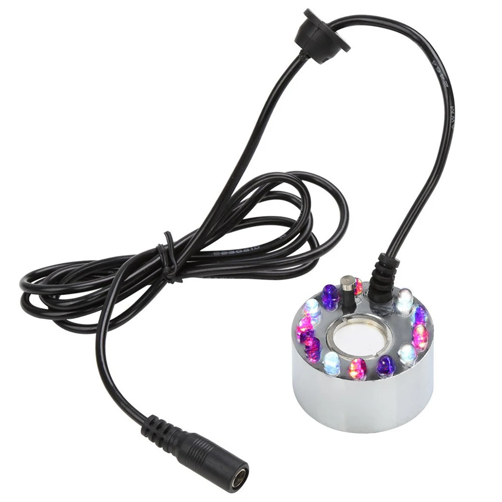 

Mist Maker Mist Humidifier 12 LEDs Mist Maker in Bonsai Decoration Light Fogger with AC Adapter